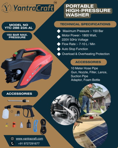 Portable Pressure Washer technical details