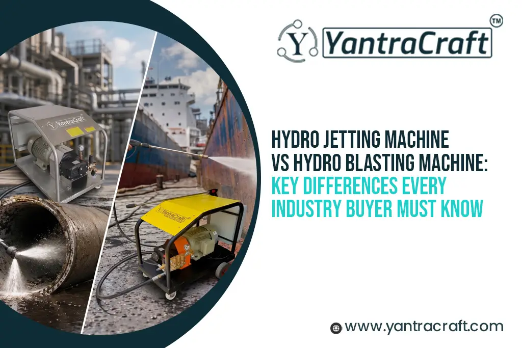 Hydro Jetting Machine vs Hydro Blasting Machine: Key Differences Every Industry Buyer Must Know