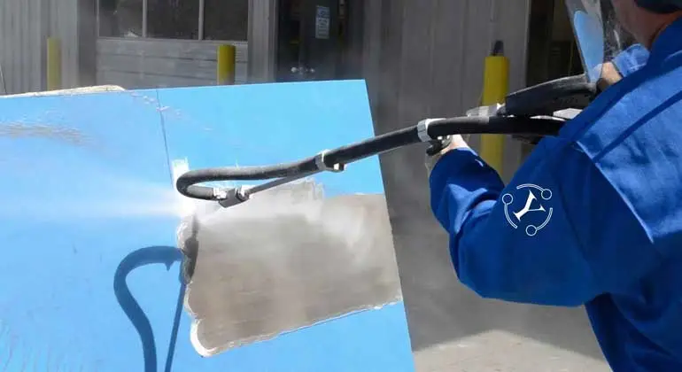 Wet Sand Blasting